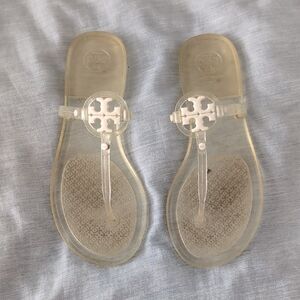 Tory Burch Clear Jelly Sandals